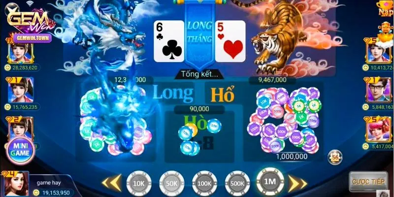 Rồng Hổ Gemwin – Hướng Dẫn Chi Tiết Cách Chơi Cho Tân Thủ