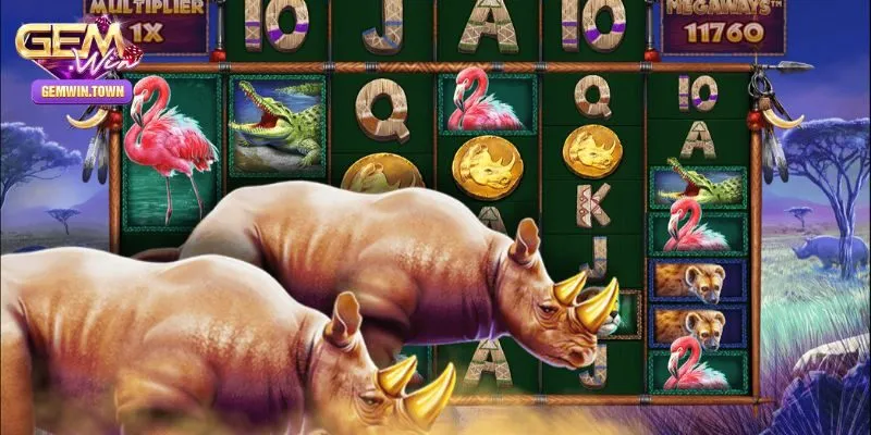 Nổ Hũ Great Rhino Megaways – Siêu Phẩm Slots Hot Nhất 2025